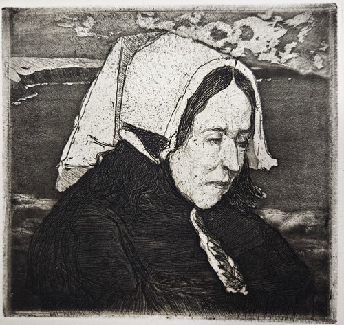 Gravure eau forte - l'eau,