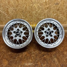BBS RS2 Wheels 17 inch 9J +40 PCD114.3 5H set of 2 Used  [as is]