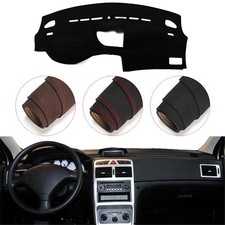 Console Dashboard Suede Mat Protector Sunshield Cover Fit For Peugeot 307