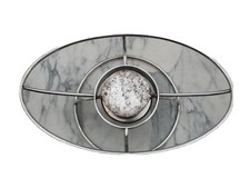 Chauffe plat rond ovale reversible metal argenté Maison Christofle Art table