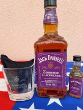 JACK DANIELS- BLACKBERRY 70CL+1 VERRE +1 MIGNONNETTE