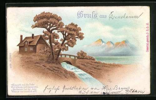 Carte postale liège avec - carte,
