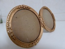 Cadre Porte Photos Double Bronze Doré Fin XIXe