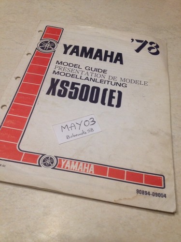 Yamaha xs500e 500xs xs500 xs - 500xs,