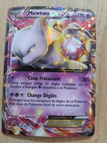 Carte pokémon mewtwo - mewtwo, ex