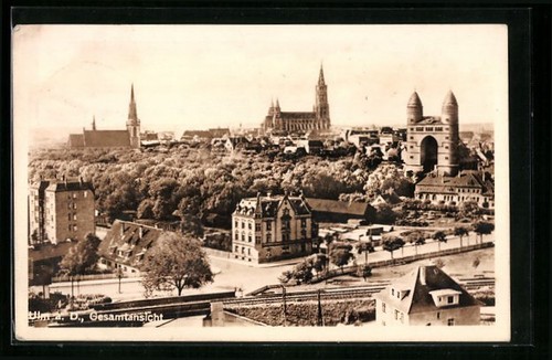 Ulm vue générale de - ulm, d.,