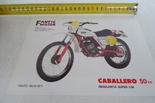 Fantic Caballero 50 Super 6M Regularity Flyer Brochure +1