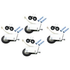 Roues de porte coulissante, roues de porte de garde-robe, faciles à assembler,