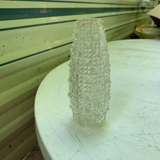 CHISELED GLASS SPINDLE LAMPSHADE