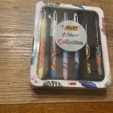 Boite Métal 6 Stylos Bic 4