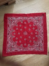 VINTAGE FOULARD BANDANA MADE