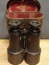 Ancienne paire de jumelles SCHIAVETTI BELLIENI opticien de la Marine - BREST
