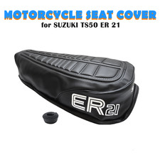 MOTORCYCLE SEAT COVER SUZUKI TS50ER 21  TS50 ER 21 MODELS BLACK SEAT COVER