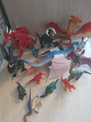 Lot figurines dragons - figurines,