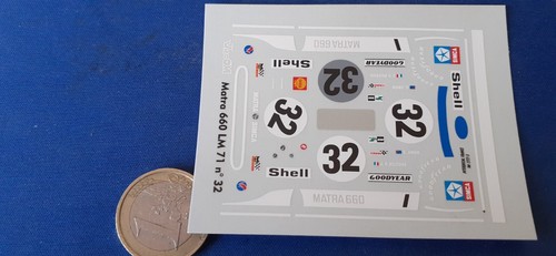Decalcomanie decals matra 660 - matra,