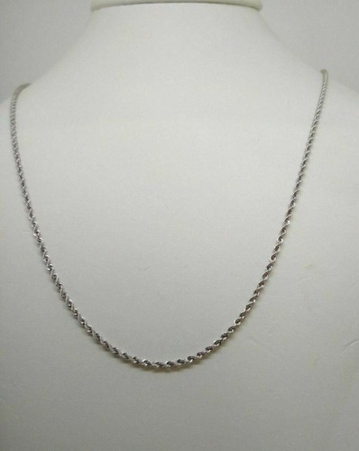 Collier blanc 18k - or,