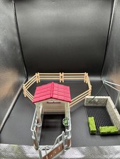 Schleich Thème Chevaux - Box De Lavage, Box Pour Cheval Et Barrières Enclos