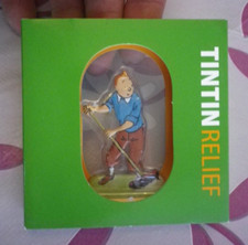 Tintin  figurine métal - au