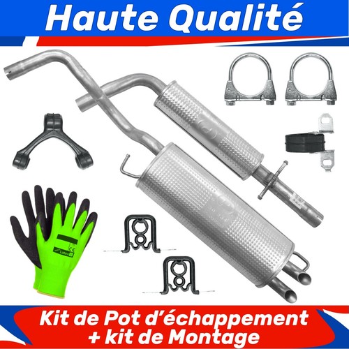 Kit pot échappement pour - kit,