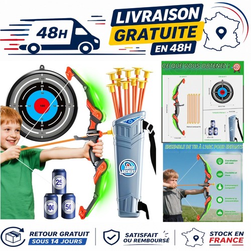 Kit tir arc enfant - enfant, led
