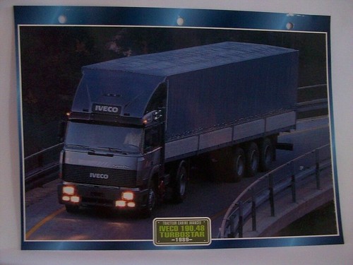Carte fiche camion tracteur - fiche,