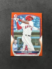 2023 Bowman Draft Orange #BD-81 Nelson Rada /25 Los Angeles Angels