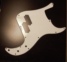 WD-PB-404 White P Precision Bass Pickguard 
