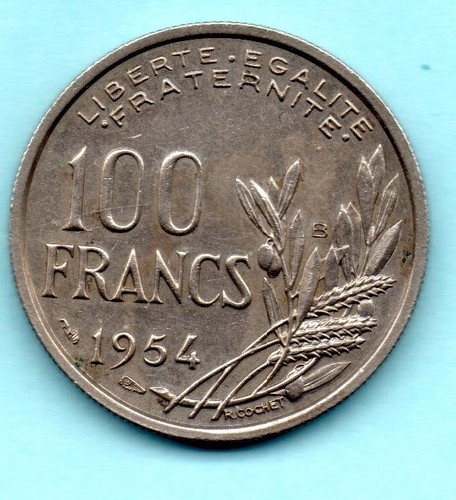 Piece france 1954 100 - ,
