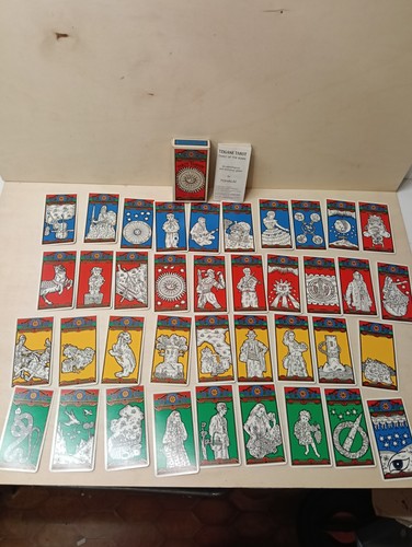 Vintage jeu tarot tzigane - tarot,