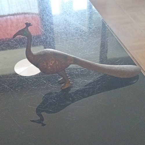 Figurine décorative paon