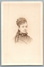 CDV 1870 Femme au Postiche Photo Second Empire Pierre Petit Woman w/ Hairpiece