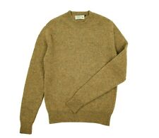 Classic Shetland Wool Crew Neck Jumper - Grouse