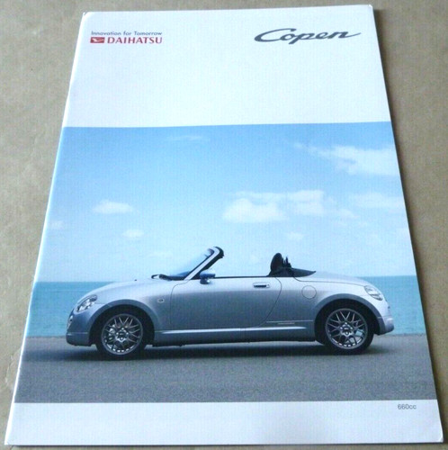 Daihatsu copen 660cc catalogue - daihatsu,