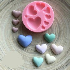 Moule silicone coeurs - silicone, pour