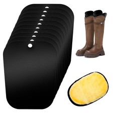 Lot de 10 embauchoirs en plastique pour bottes - Inserts en forme de bottes -...