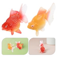  4 Pcs Faux Poisson Rouge