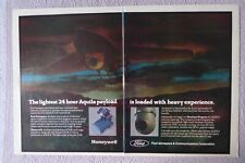 11/1983 PUB FORD AEROSPACE HONEYWELL DRONE AQUILA FLIR ORIGINAL AD