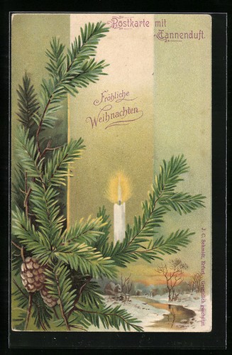 Carte postale parfumée