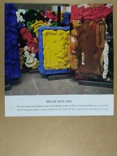 1990 Bram Bogart Exhibition Andre Emmerich Gallery vintage print Ad