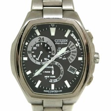 Citizen Attesa Eco-Drive E600-T006361 TA Titanium Solar Powered Men’s Watch Used