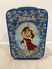 Vintage Disney Tarzan Rolling Suitcase Child Sized