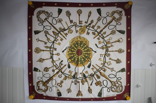 Hermes foulard soie - les, clefs