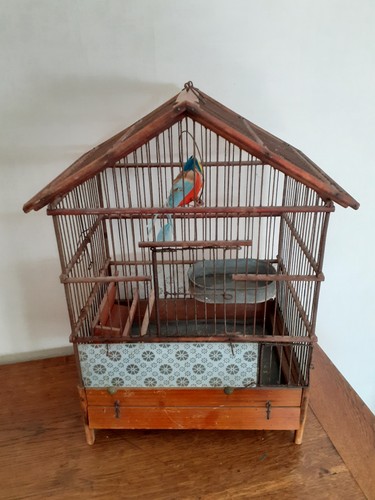 Ancienne cage oiseaux en - ancienne,