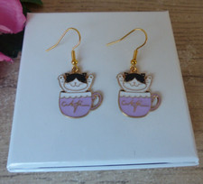 Boucles d'Oreilles Petit Chat