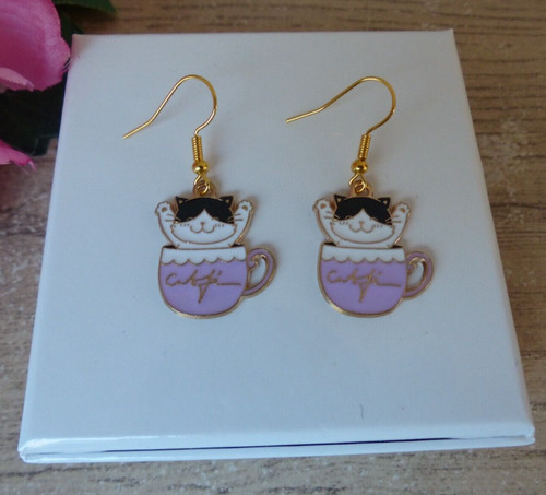 Boucles oreilles petit chat - d'oreilles,