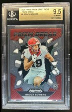 2024 Prizm Draft Picks Brock Bowers Break RC #PB-BBS Bulldogs BGS 9.5