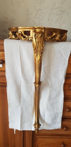 Console murale ancienne - , dorure
