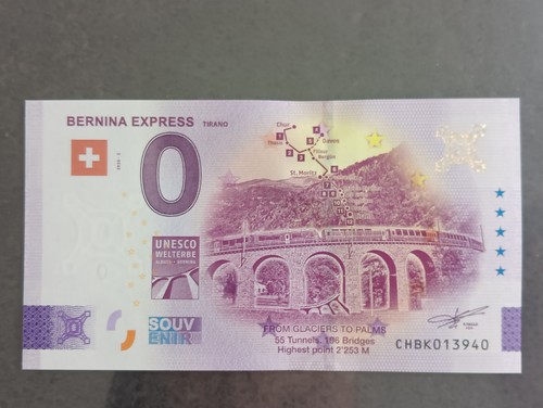 Euro souvenir bernina - euro,