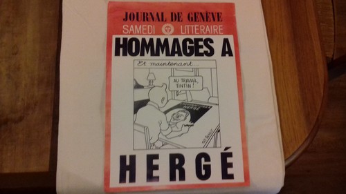 Hommages herge affichette - hommages, a