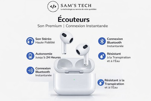 écouteurs bluetooth sans fil - Écouteurs,